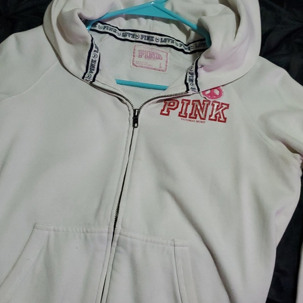 Pink zip up